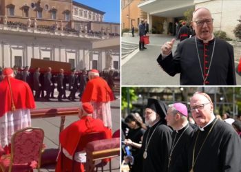 200 New York Catholics traveled to Rome to meet Pope Francis — and attended his funeral instead