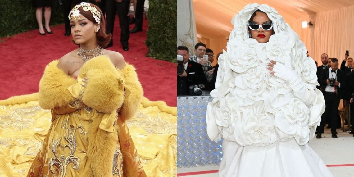 Rihanna is the undisputed queen of Met Gala fashion. Here are all the looks she’s worn.