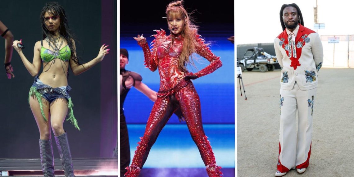 22 of the best looks celebrities wore to Coachella 2025