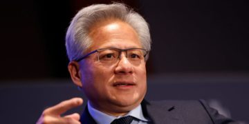 Jensen Huang said the US and China are ‘very, very close’ in the chip race
