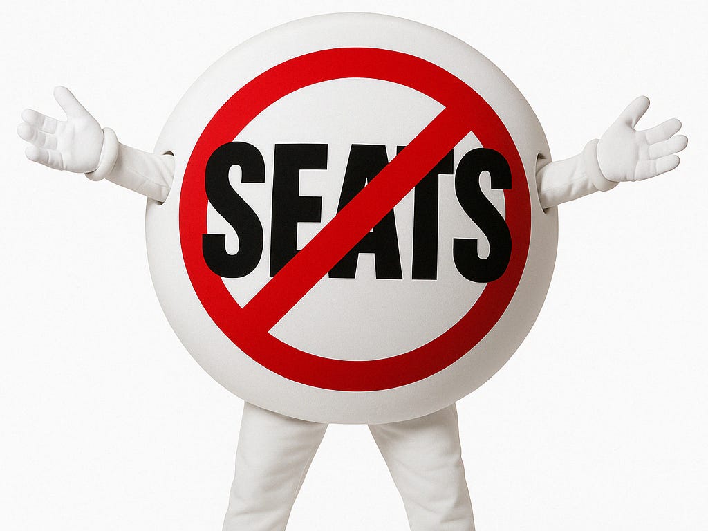 An image showing the word "seats" crossed out, with arms and legs