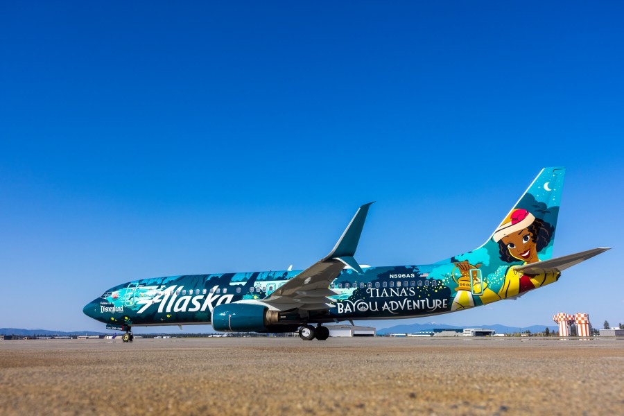 Alaska Airlines debuts new Disney-themed plane