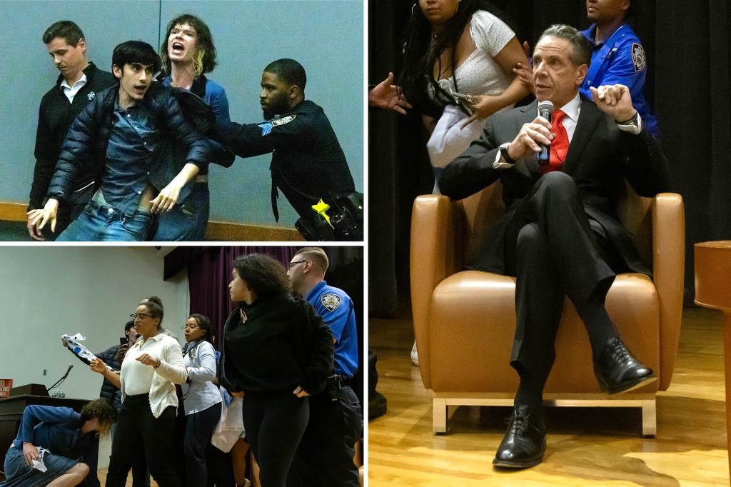 Andrew Cuomo ambushed by protesters during NYC mayoral candidate forum: ‘Cuomo lies, people die’