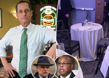 Anthony Weiner relegated to ‘kids’ table’ at legendary Inner Circle dinner filled with NY pols, media