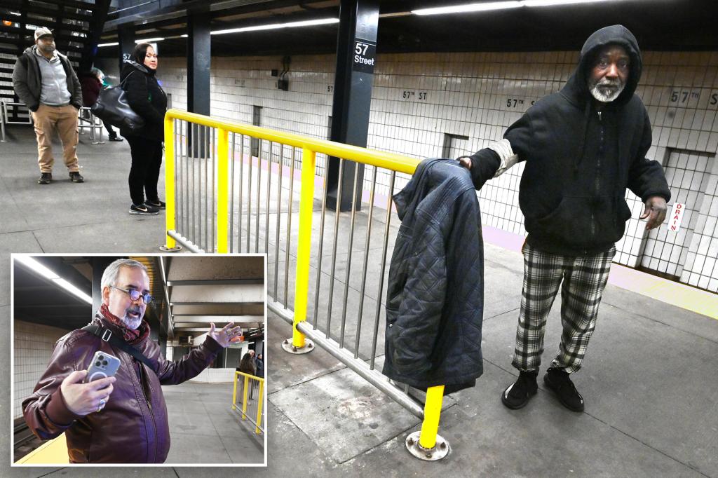 Bizarre yellow guardrails mid platform bewilder NYC subway riders: ‘useless’