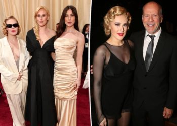 Bruce Willis and Demi Moore’s adult daughters still take baths together