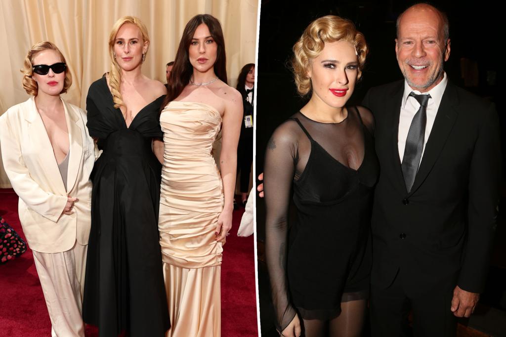 Bruce Willis and Demi Moore’s adult daughters still take baths together