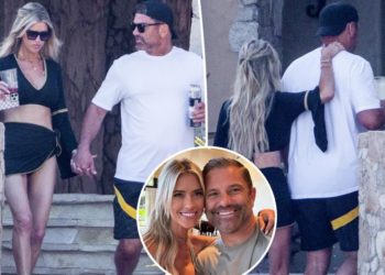 Christina Hall and new CEO boyfriend tone down the PDA after he copped a feel on vacation