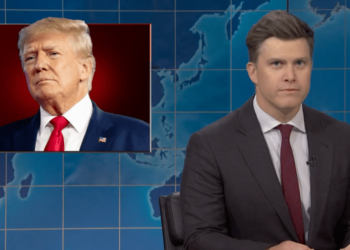 Colin Jost Jokes Trump’s Affinity For Tariffs Is “Like Listening To Bubba Gump Talk About Shrimp”