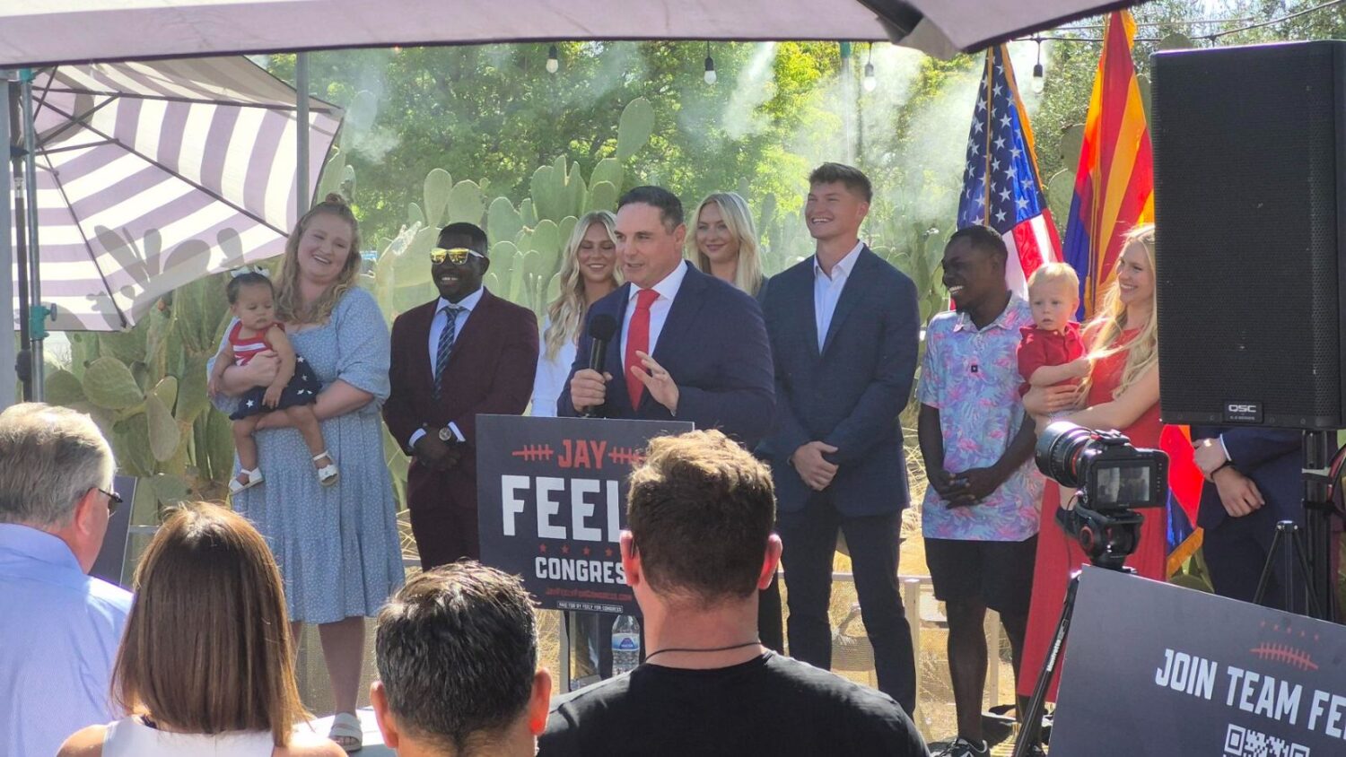 Former Arizona Cardinals kicker Jay Feely officially running for US
