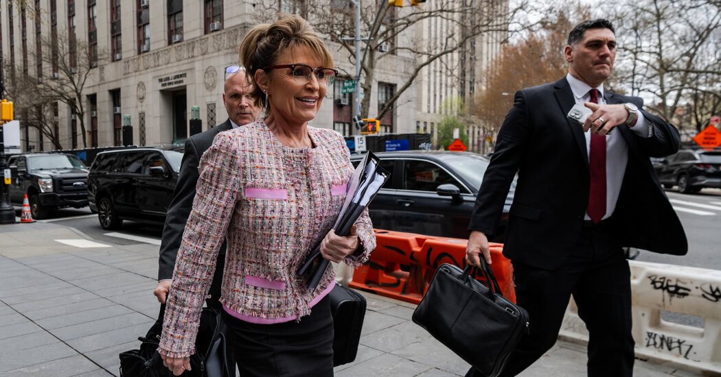 Former Times Editor Testifies in Defamation Suit Filed by Sarah Palin
