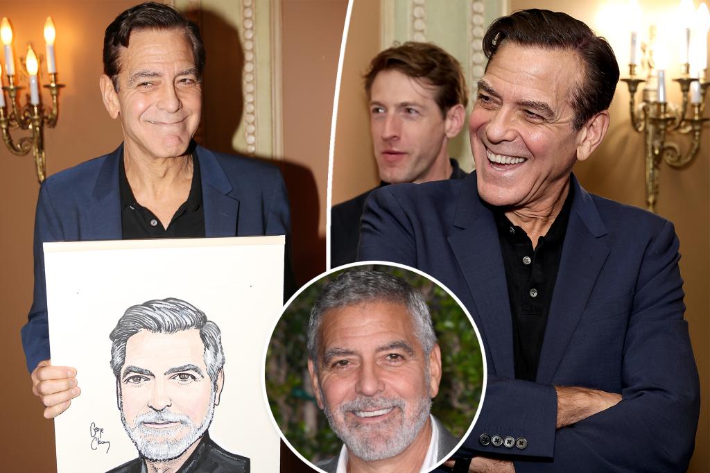 George Clooney mocks his dark hair color, says he prefers himself as a silver fox