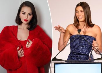 Hailey Bieber dragged for copying Selena Gomez speech nearly word for word: ‘Creepy stalker’
