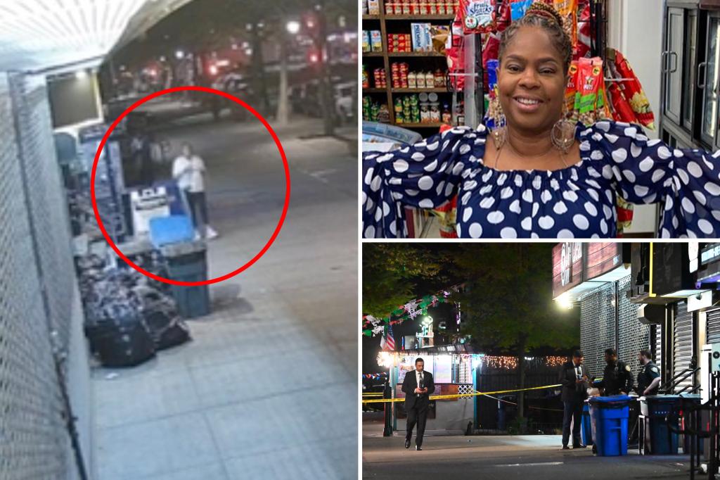 Harrowing footage shows the moment trailblazing NYC bodega owner shot dead in crossfire