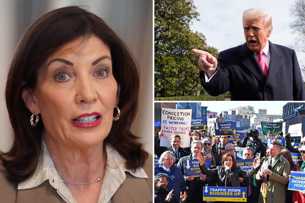 Hochul, MTA set to blow off Trump April 20 deadline to kill congestion tolls