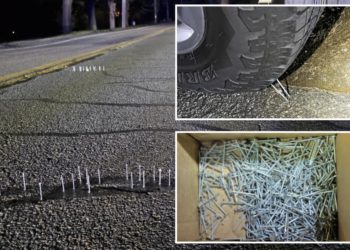 Hundreds of nails found embedded point-up across Cape Cod roads: police