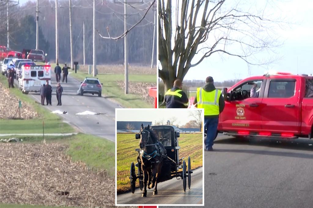 Indiana Amish children killed on the way to school in buggy crash with SUV driven by teen