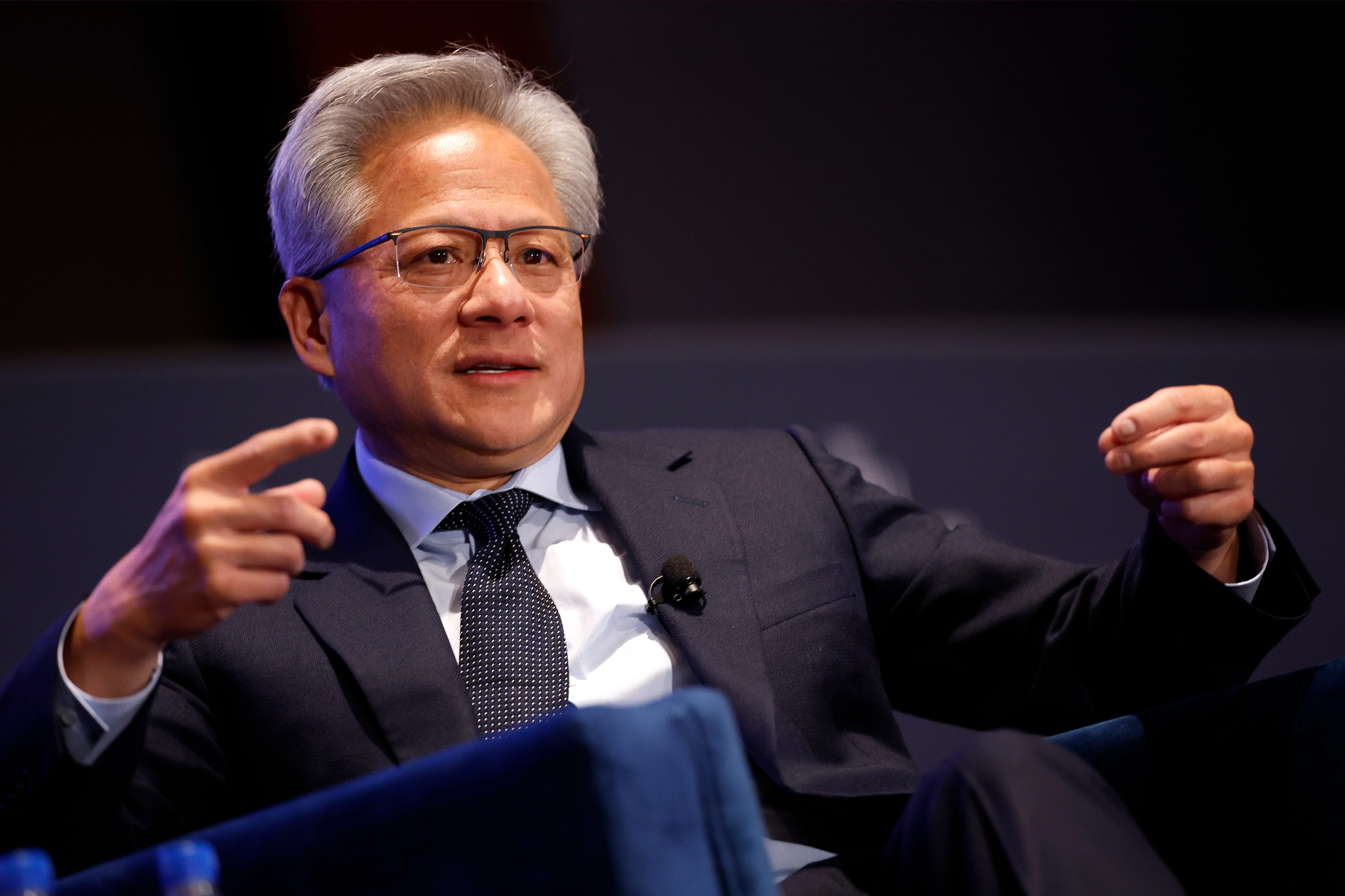 image of Jensen Huang speaking