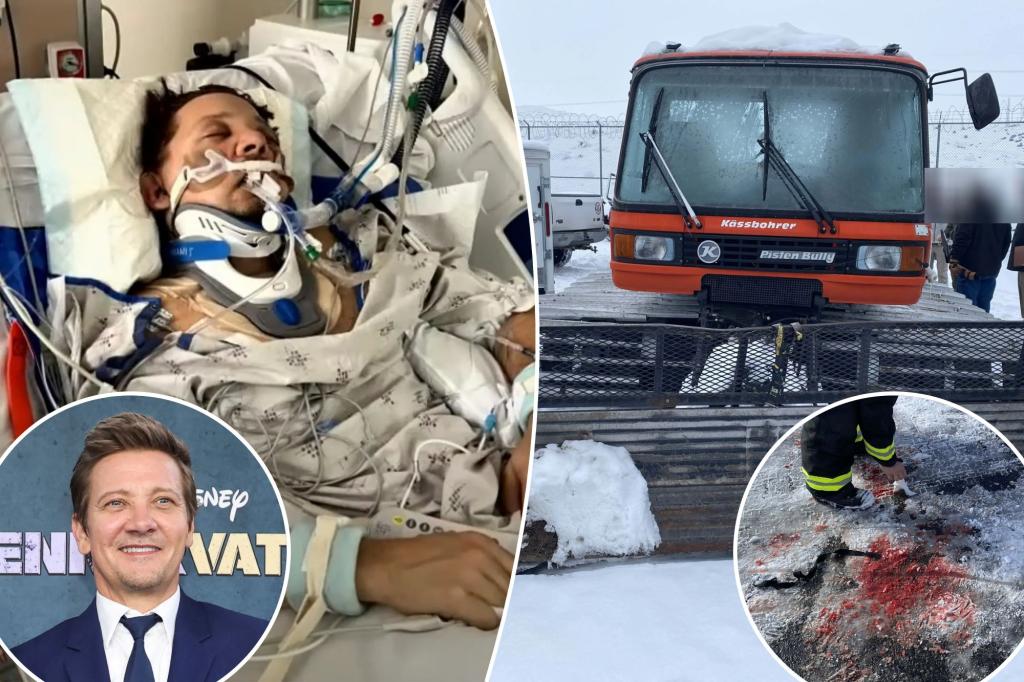 Jeremy Renner reveals horror of being run over by snow plow: ‘I heard all the bones crack’ and ‘I could see my left eye with my right eye’