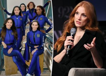 Jessica Chastain takes aim at Blue Origin’s controversial space flight: ‘Utter defeat of American feminism’