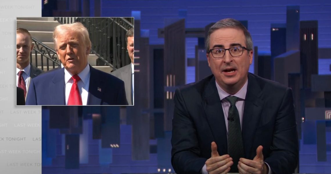 John Oliver Names ‘Most Reckless Player’ in Trump Beef With China