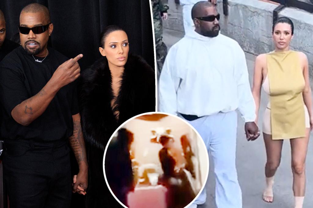 Kanye West and Bianca Censori spotted on dinner date in Spain after he claimed she ‘dumped’ him