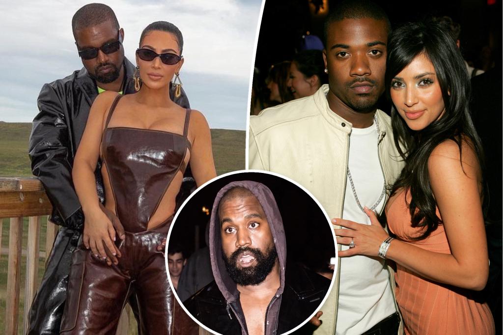Kanye West makes crass joke about joining Kim Kardashian and Ray J for ‘part 2’ of infamous tape