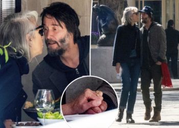 Keanu Reeves and girlfriend Alexandra Grant pack on the PDA during boozy lunch date in London
