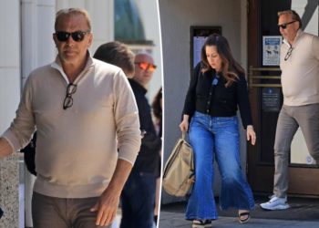 Kevin Costner steps out for lunch with mystery woman after Jennifer Lopez dating rumors