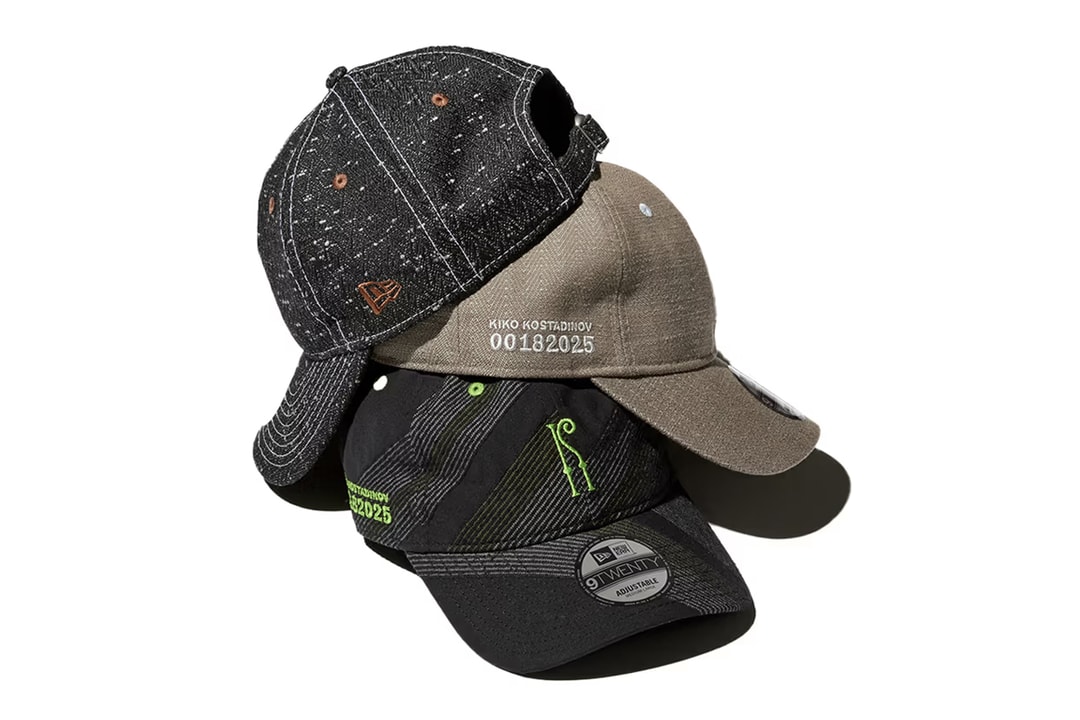 Kiko Kostadinov and New Era Transform Leftover SS25 Fabrics Into Headwear Capsule