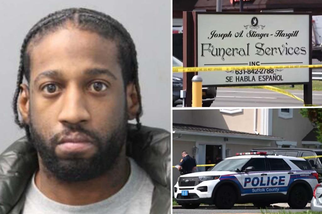 Maniac convicted of stabbing Long Island funeral home director rants as he’s given hefty sentence — and calls judge ‘the devil’