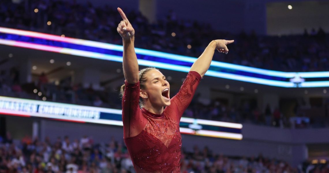 Oklahoma wins seventh national gymnastics championship, besting multiple Olympic medalists
