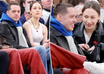 Pete Davidson and new girlfriend Elsie Hewitt have date night courtside at Knicks game