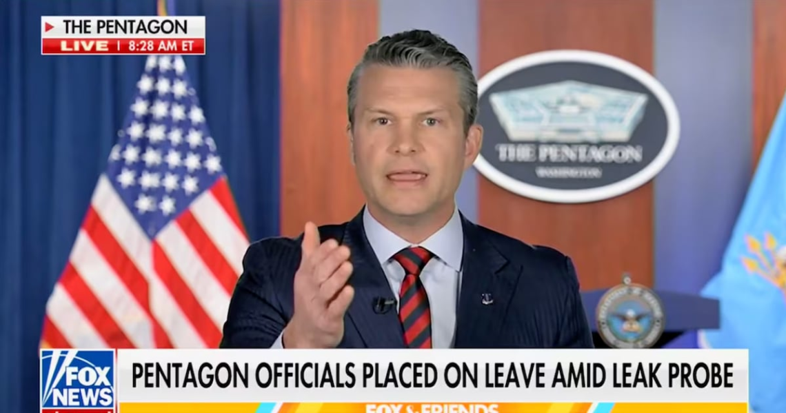 Pete Hegseth Has Makeup Studio Installed at Pentagon
