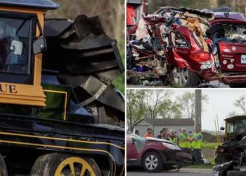 Purdue University’s mascot train involved in highway crash that kills 1, injures 2