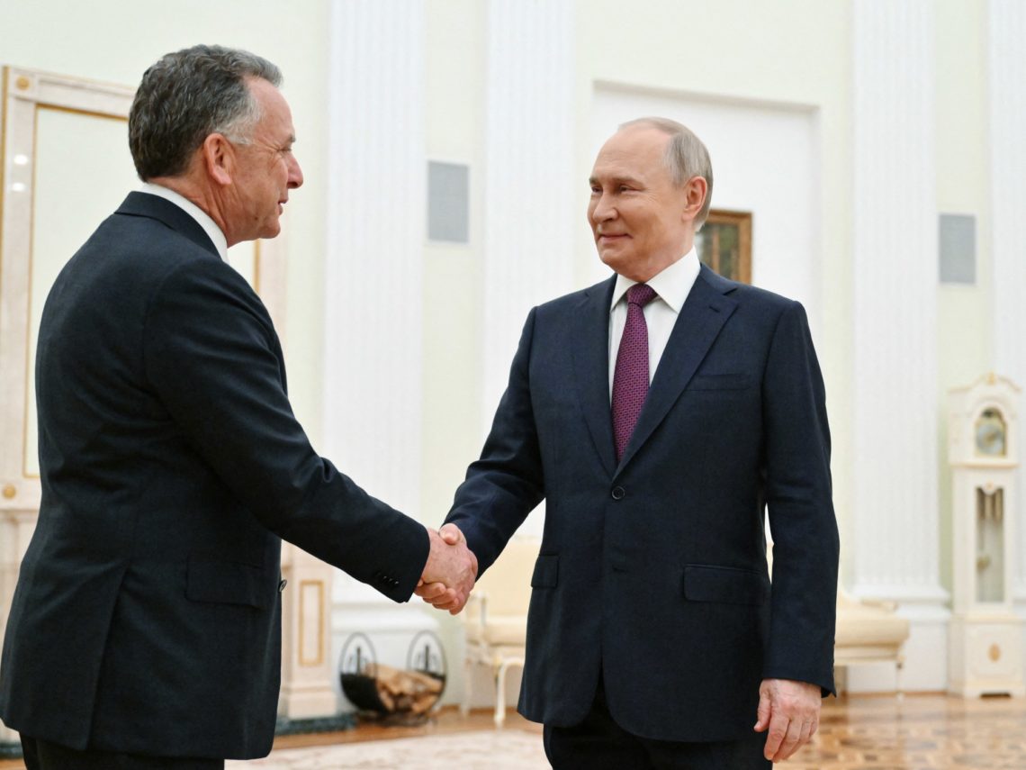 Putin, Witkoff discuss possible direct Russia-Ukraine talks, Kremlin says