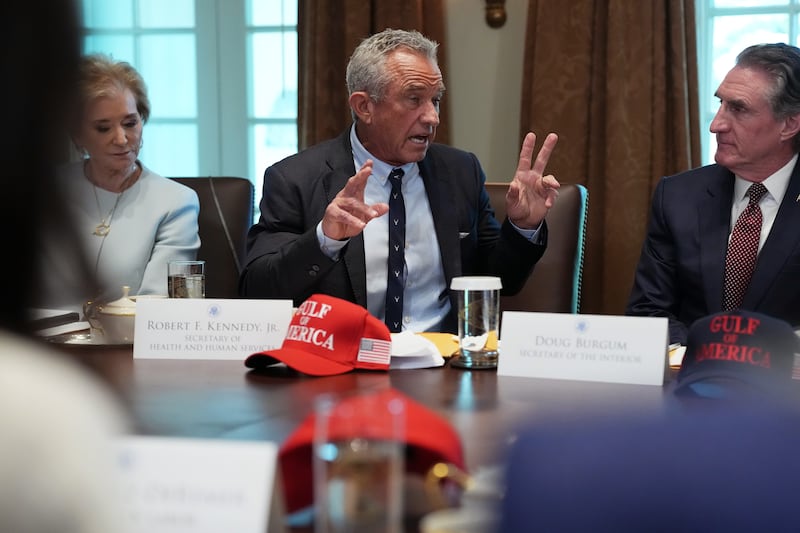 Health and Human Services Secretary Robert Kennedy Jr. touts his department's effort to