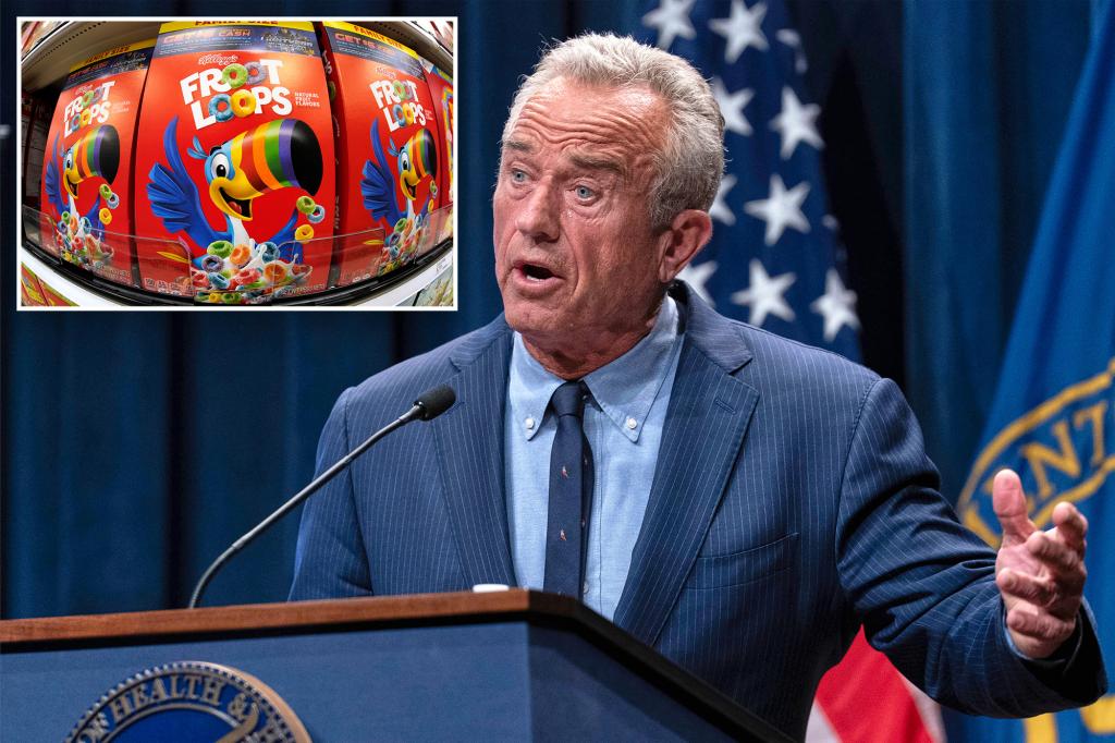 RFK Jr. plans to cut artificial dyes from US food supply