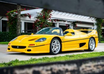 Ralph Lauren’s Rare Yellow Ferrari F50 Heads to Auction