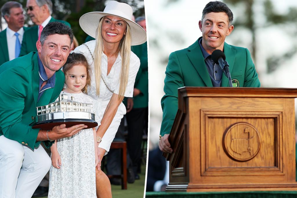 Rory McIlroy blasted for snubbing wife Erica Stoll in Masters victory speech: ‘Stand up family man’
