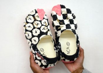 Salehe Bembury Features Nina Chanel Abney’s Artwork on the Crocs Pollex Clog