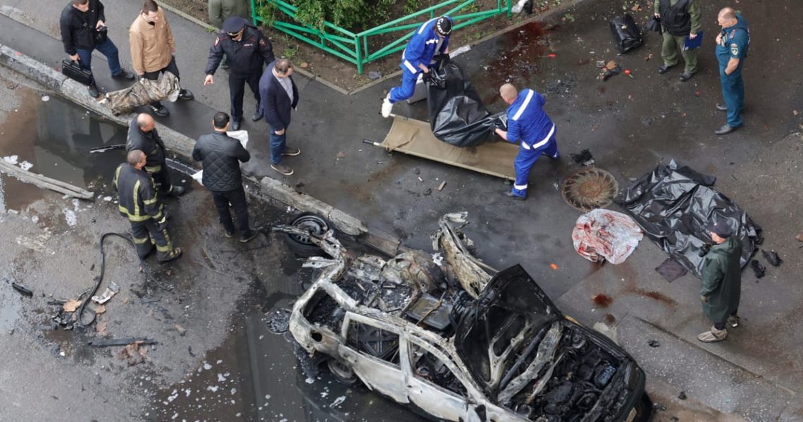 Senior Russian military officer killed in car bomb near Moscow