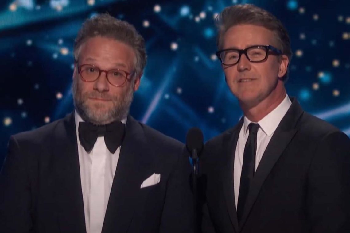 Seth Rogen’s Brutal Jab At Trump Supporters Mysteriously Cut From Star-Studded Awards Ceremony Stream