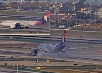 Smoke billows on LAX runway after flight aborts takeoff over ‘unstable nose wheel’