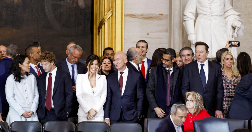 Tech C.E.O.s Spent Millions Courting Trump. It Has Yet to Pay Off.