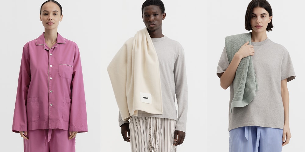 Tekla Refreshes Its Bedding and Sleepwear Collections In a Spring Palette