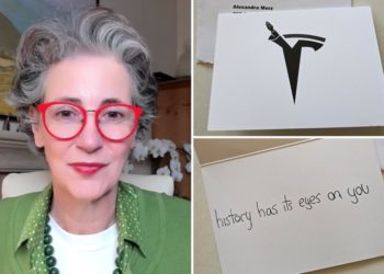 Tesla owner, investor doubles down after receiving hateful Nazi-themed mail at her home: ‘I bought our 5th Tesla’