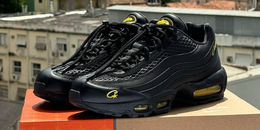 The Corteiz x Nike Air Max 95 “Honey Blacks” Drop This Month
