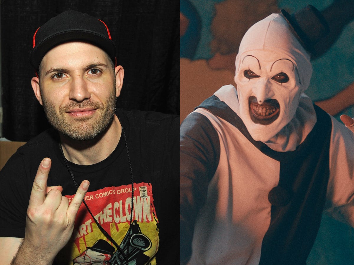Damien Leone and David Howard Thornton as Art the Clown.