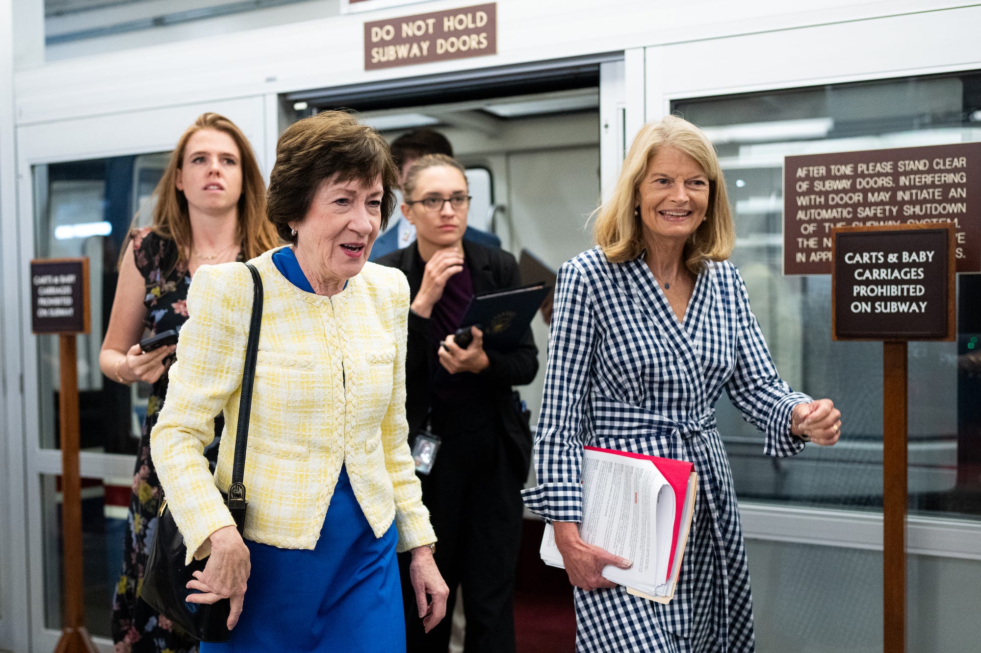 Republican Sens. Susan Collins and Lisa Murkowski